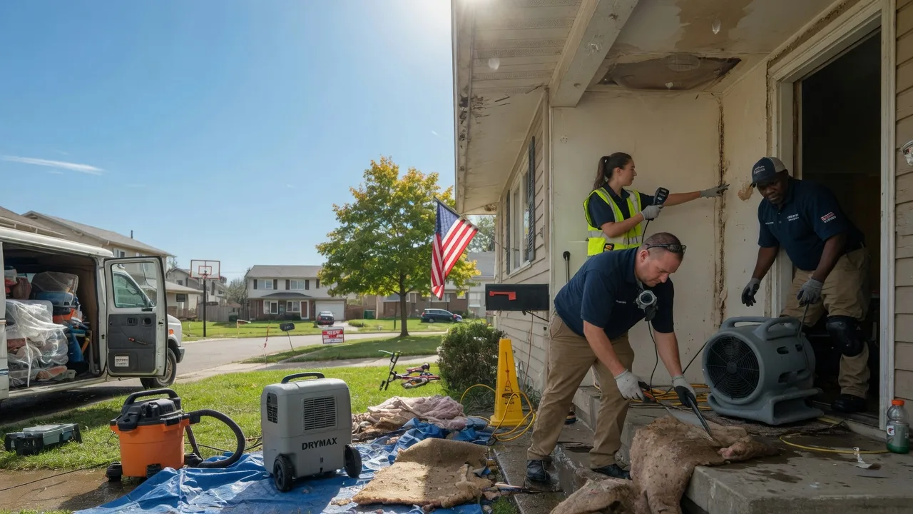 Water Damage Restoration in New Holland, IL near me